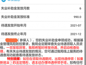 快来领取深圳失业补助金，一个月990，可以连续领取6个月，失业补助金从发放补助金的次月起按月发放，社保机构每月25日前到账。